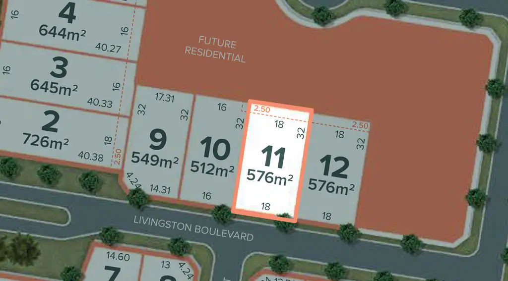 Main view of Homely land listing, Lot 11 / 32 Four Mile Road, Benalla VIC 3672