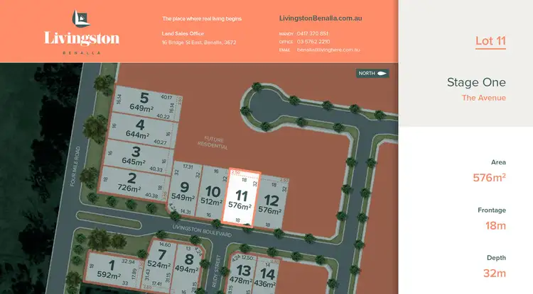 Second view of Homely land listing, Lot 11 / 32 Four Mile Road, Benalla VIC 3672
