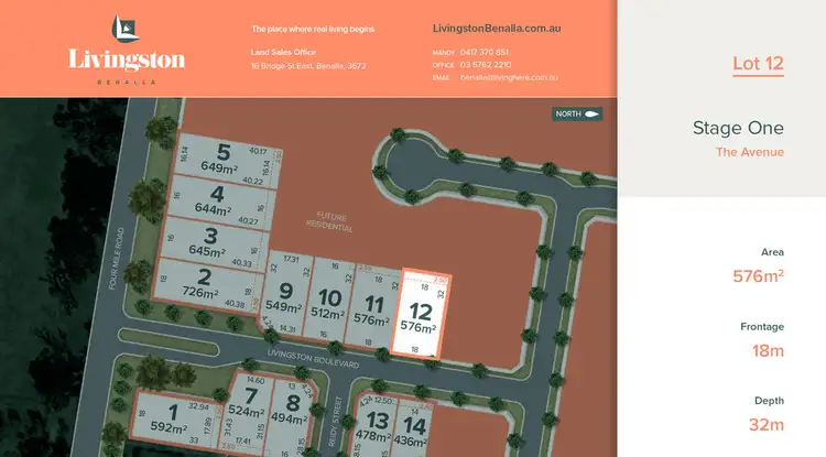 Second view of Homely land listing, Lot 12 / 32 Four Mile Road, Benalla VIC 3672