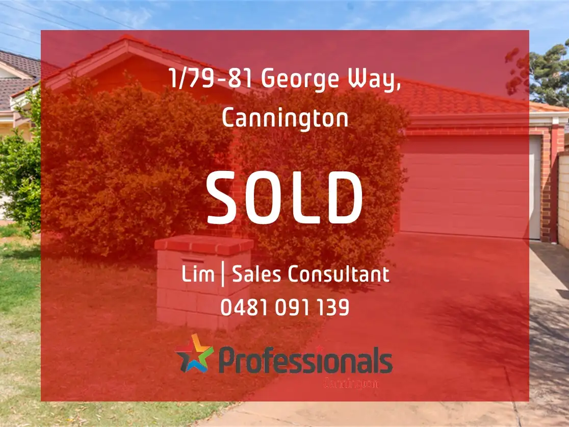 Main view of Homely villa listing, 1/79-81 George Way, Cannington WA 6107