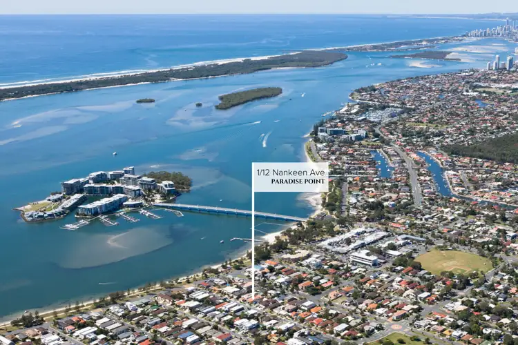 Second view of Homely semi-detached listing, 1/12 Nankeen Avenue, Paradise Point QLD 4216