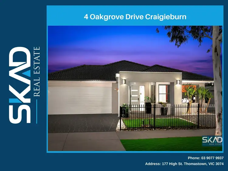 Main view of Homely house listing, 4 Oakgrove Drive, Craigieburn VIC 3064