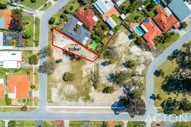 Second view of Homely land listing, LOT Prop, 451 Jervois Street, Seabrook Street & Wrigley Street, Dianella WA 6059