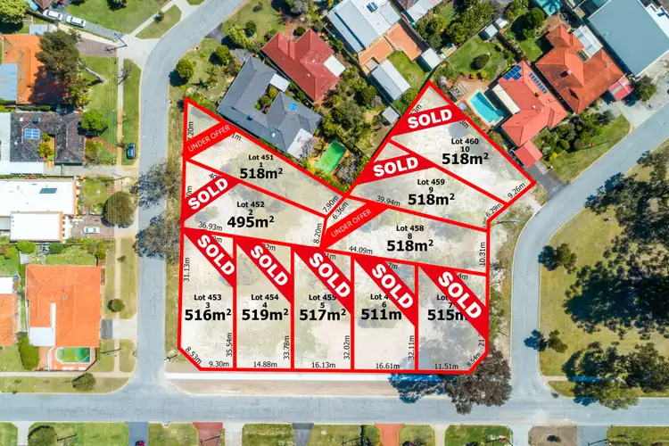 Main view of Homely land listing, LOT Prop, 452 Jervois Street, Seabrook Street & Wrigley Street, Dianella WA 6059
