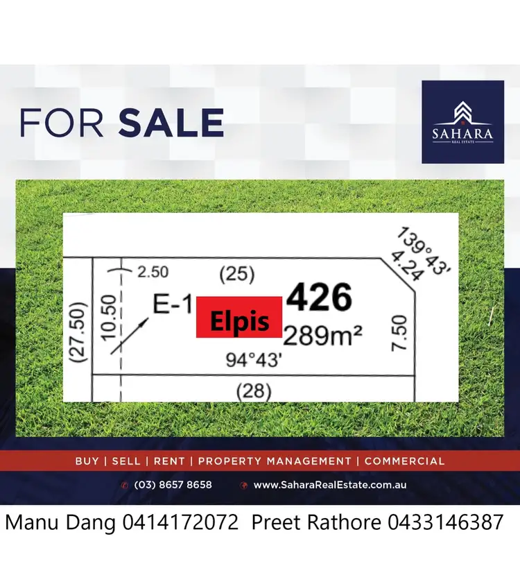 Lot 426 Aphrodite Drive, Truganina VIC 3029