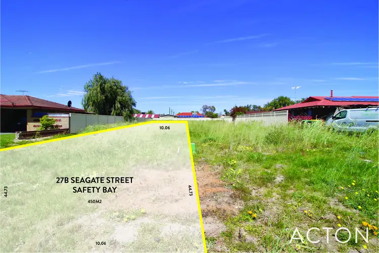 Main view of Homely land listing, 27b Seagate Street, Safety Bay WA 6169