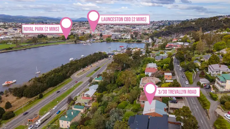 Second view of Homely unit listing, 3/30 Trevallyn Road, Trevallyn TAS 7250