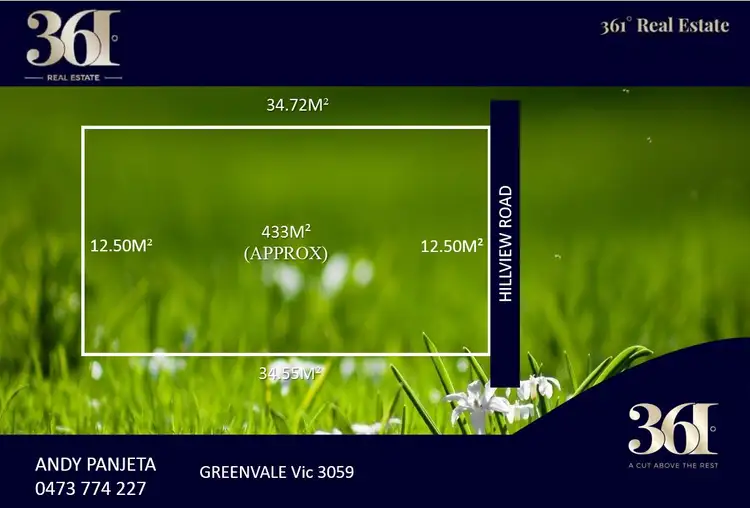 Main view of Homely land listing, LOT 4 HILLVIEW ROAD, Greenvale VIC 3059