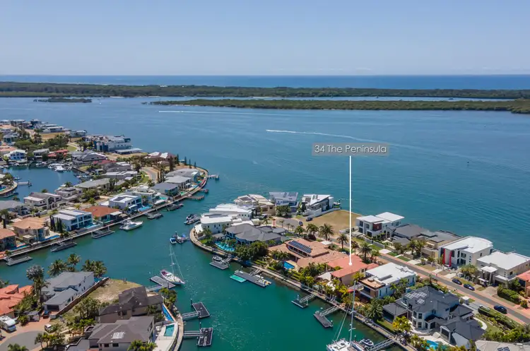 Second view of Homely house listing, 34 The Peninsula, Sovereign Islands QLD 4216