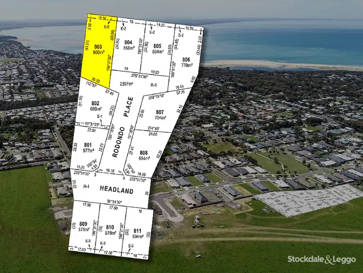 Main view of Homely land listing, Lot 803 Rodondo Place, Inverloch VIC 3996