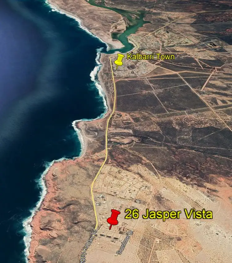 Second view of Homely land listing, 26 Jasper Vista, Kalbarri WA 6536