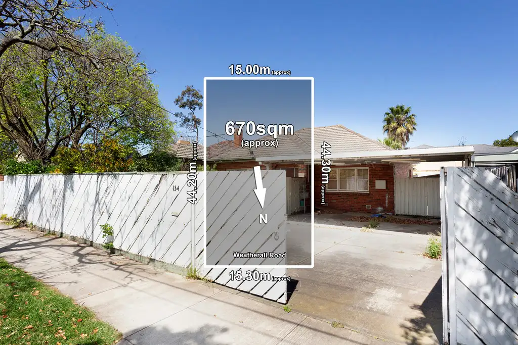 Main view of Homely house listing, 134 Weatherall Road, Cheltenham VIC 3192