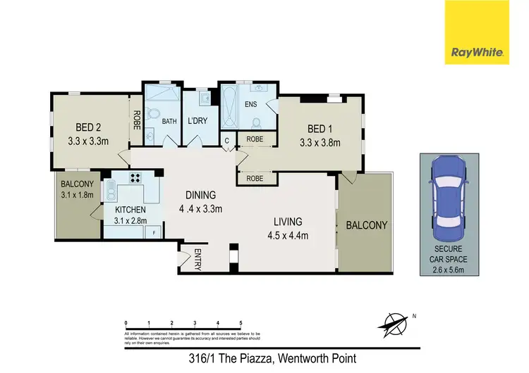 Fifth view of Homely apartment listing, 316/1 The Piazza, Wentworth Point NSW 2127