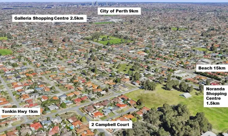 Second view of Homely house listing, 1/2 Campbell Court, Noranda WA 6062