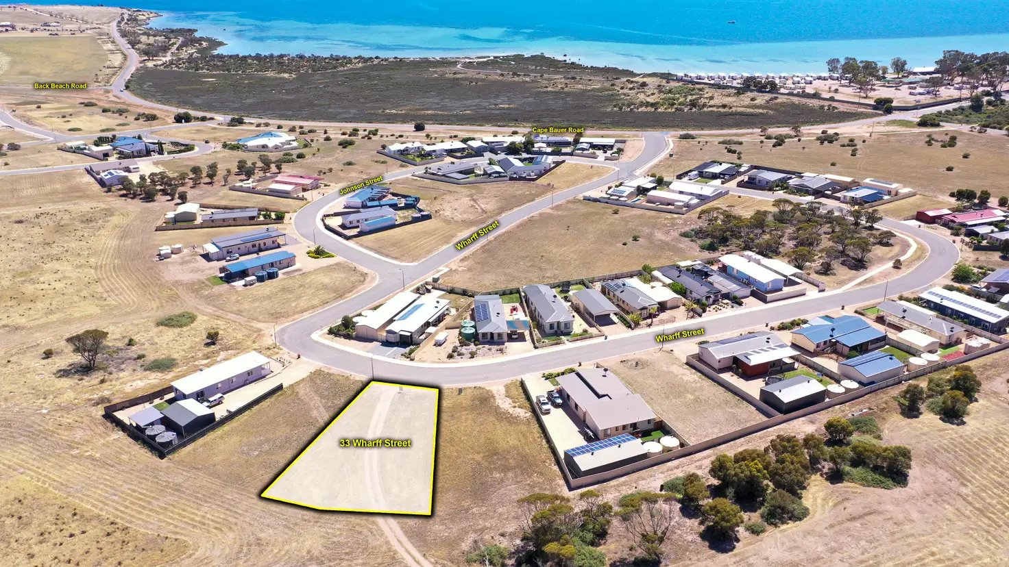 Main view of Homely land listing, 33 Wharff Street, Streaky Bay SA 5680