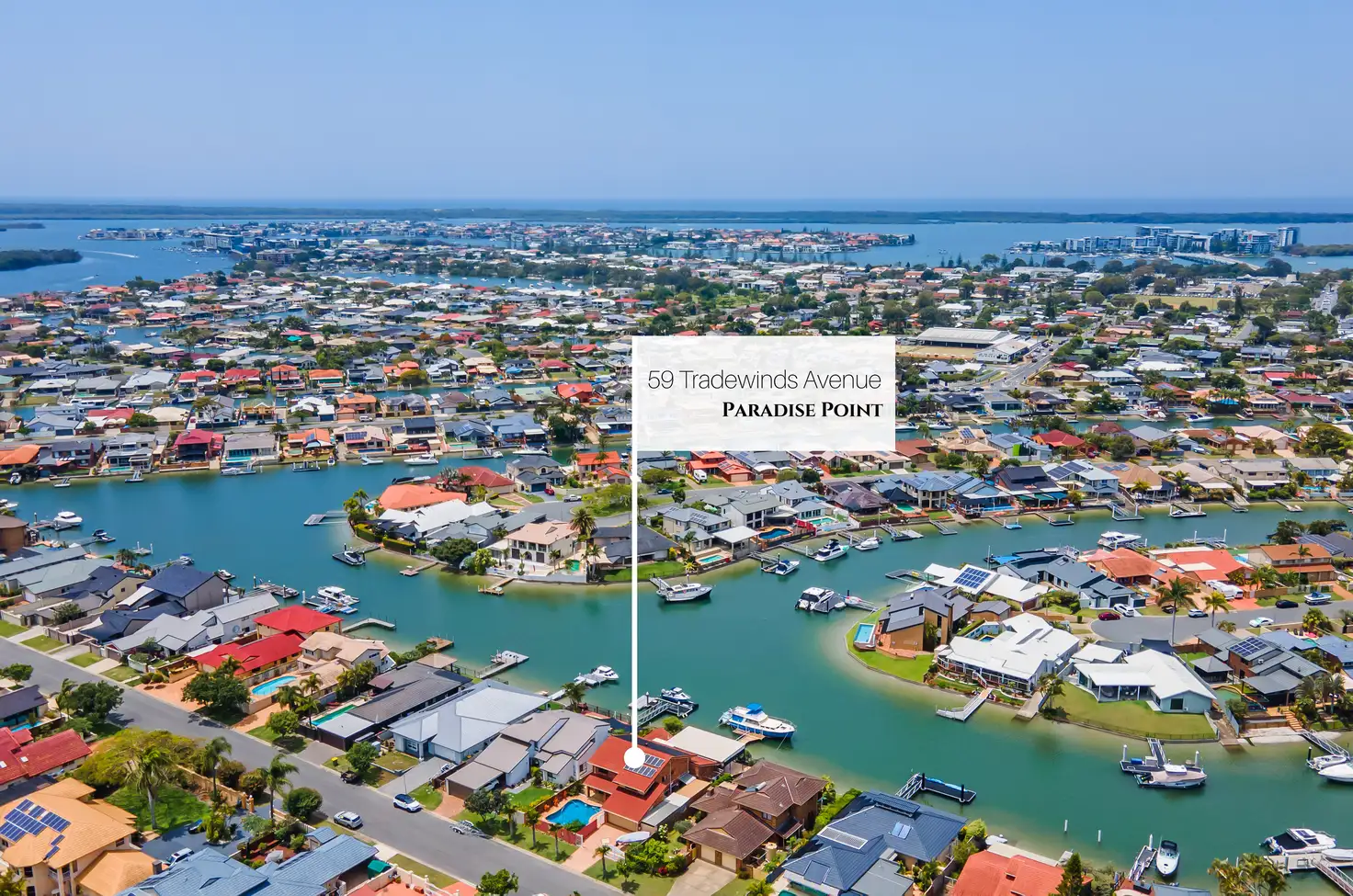 Main view of Homely house listing, 59 Tradewinds Avenue, Paradise Point QLD 4216