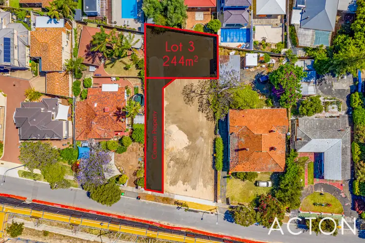 Main view of Homely land listing, LOT Proposed, 3/25 Claremont Crescent, Claremont WA 6010
