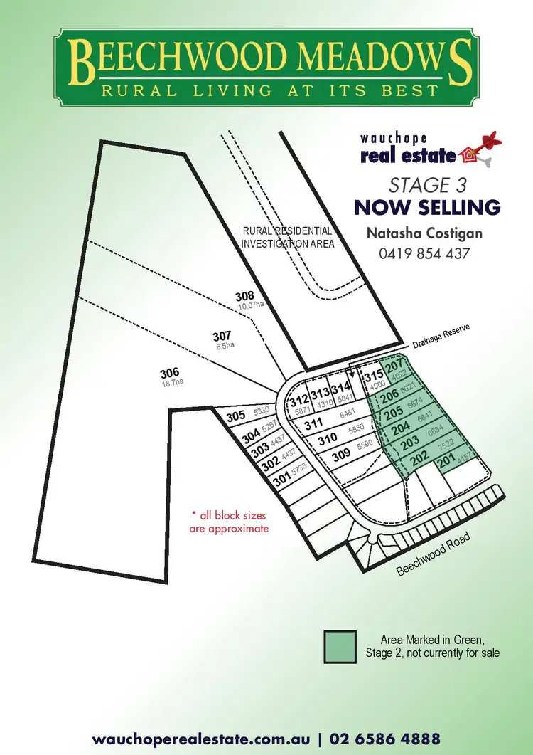 Second view of Homely land listing, Lot 309 3 Neville Road, Beechwood NSW 2446