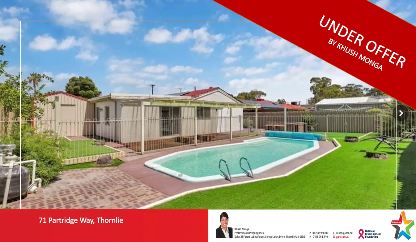 Main view of Homely house listing, 71 Partridge Way, Thornlie WA 6108