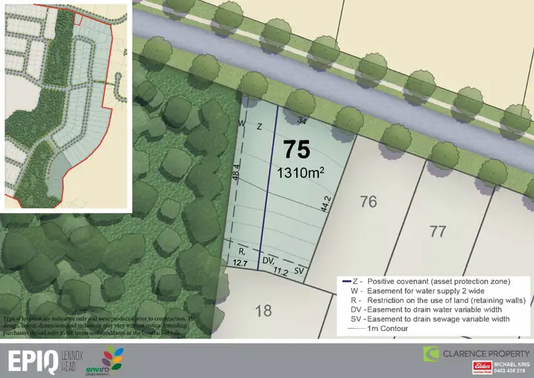 Main view of Homely land listing, Lot 75 Release 5 Epiq, Lennox Head NSW 2478