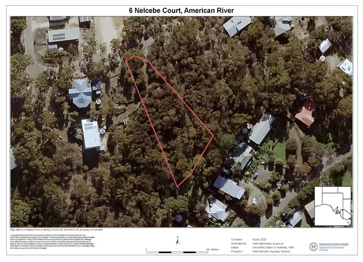 Second view of Homely land listing, 6 NELCEBE COURT, American River SA 5221