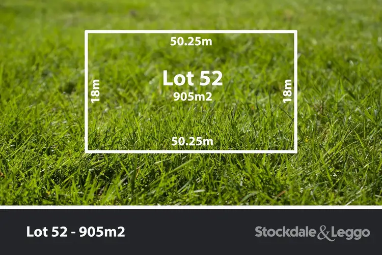 Main view of Homely land listing, Lot 52 Rayson Drive, Leongatha VIC 3953