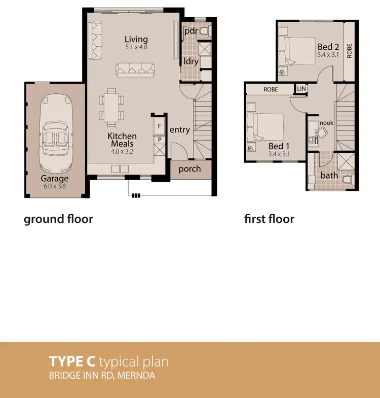 Sixth view of Homely townhouse listing, 1/515 Bridge Inn Road, Mernda VIC 3754