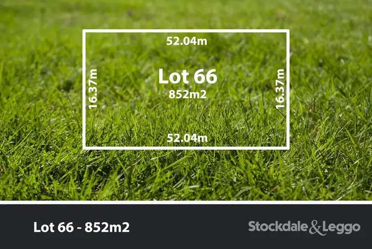 Main view of Homely land listing, Lot 66 Rayson Drive, Leongatha VIC 3953
