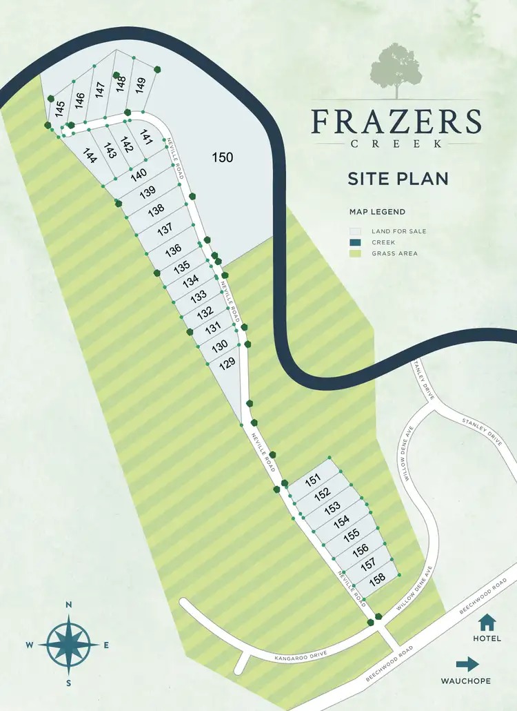 Third view of Homely land listing, Lot 141 Frazers Creek Estate, 6 Neville Road, Beechwood NSW 2446