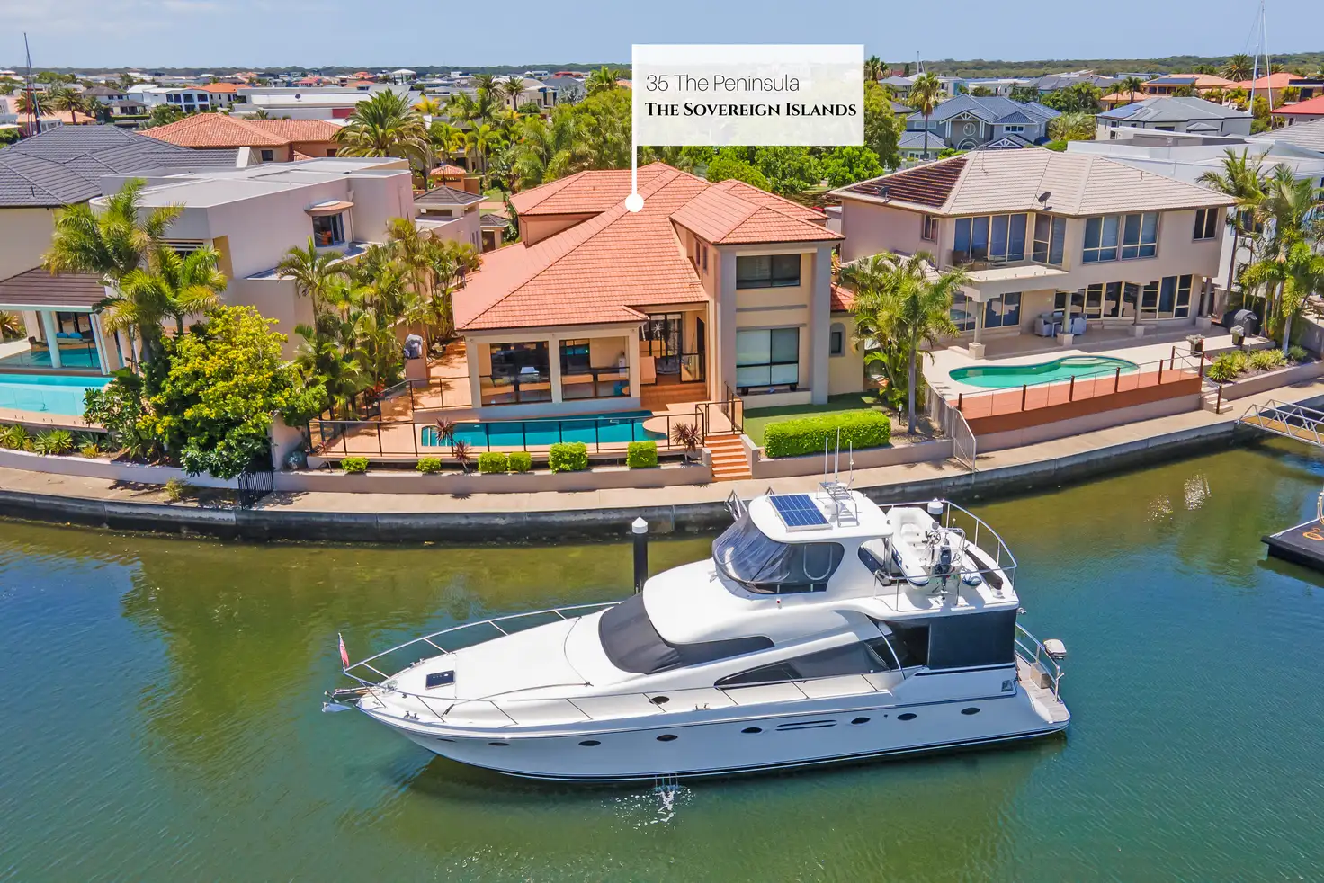 Main view of Homely house listing, 35 The Peninsula, Sovereign Islands QLD 4216