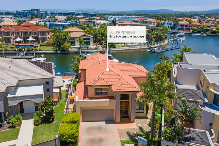 Second view of Homely house listing, 35 The Peninsula, Sovereign Islands QLD 4216