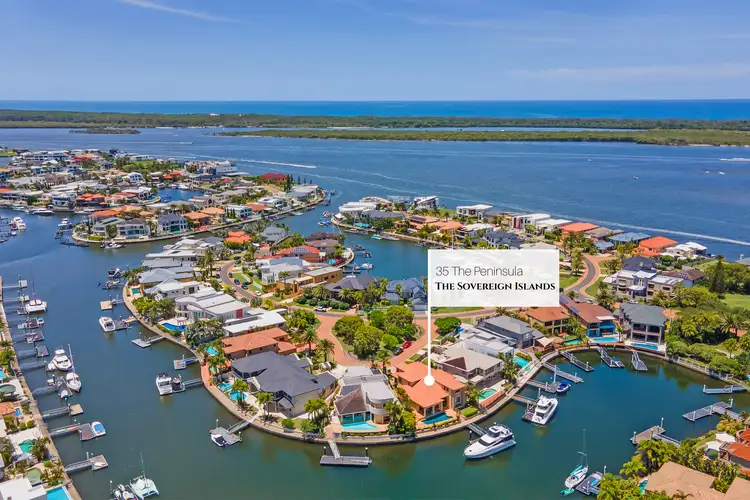 Sixth view of Homely house listing, 35 The Peninsula, Sovereign Islands QLD 4216