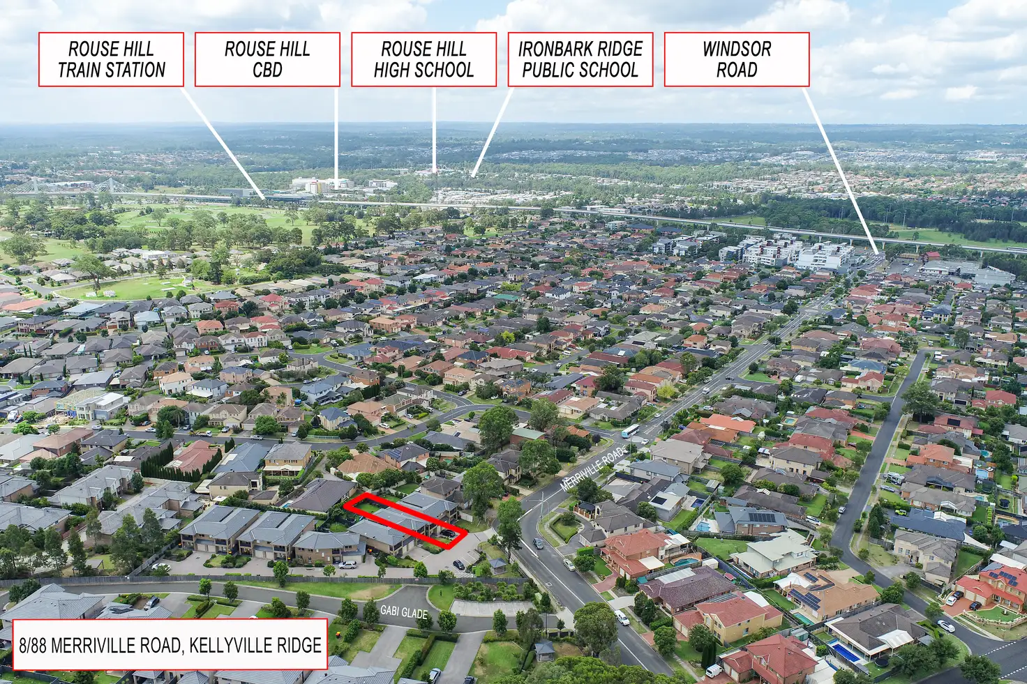 Main view of Homely townhouse listing, 8/88 Merriville Road, Kellyville Ridge NSW 2155
