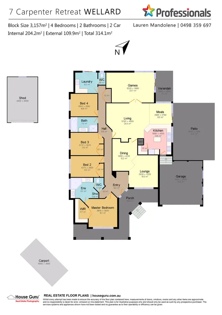 Second view of Homely house listing, 7 Carpenter Retreat, Wellard WA 6170