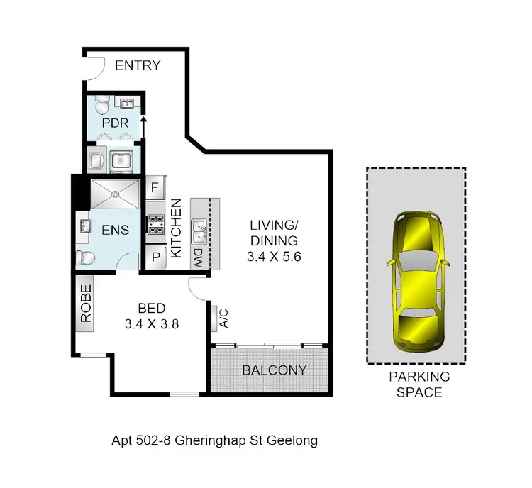 Seventh view of Homely apartment listing, 502/8 Gheringhap Street, Geelong VIC 3220