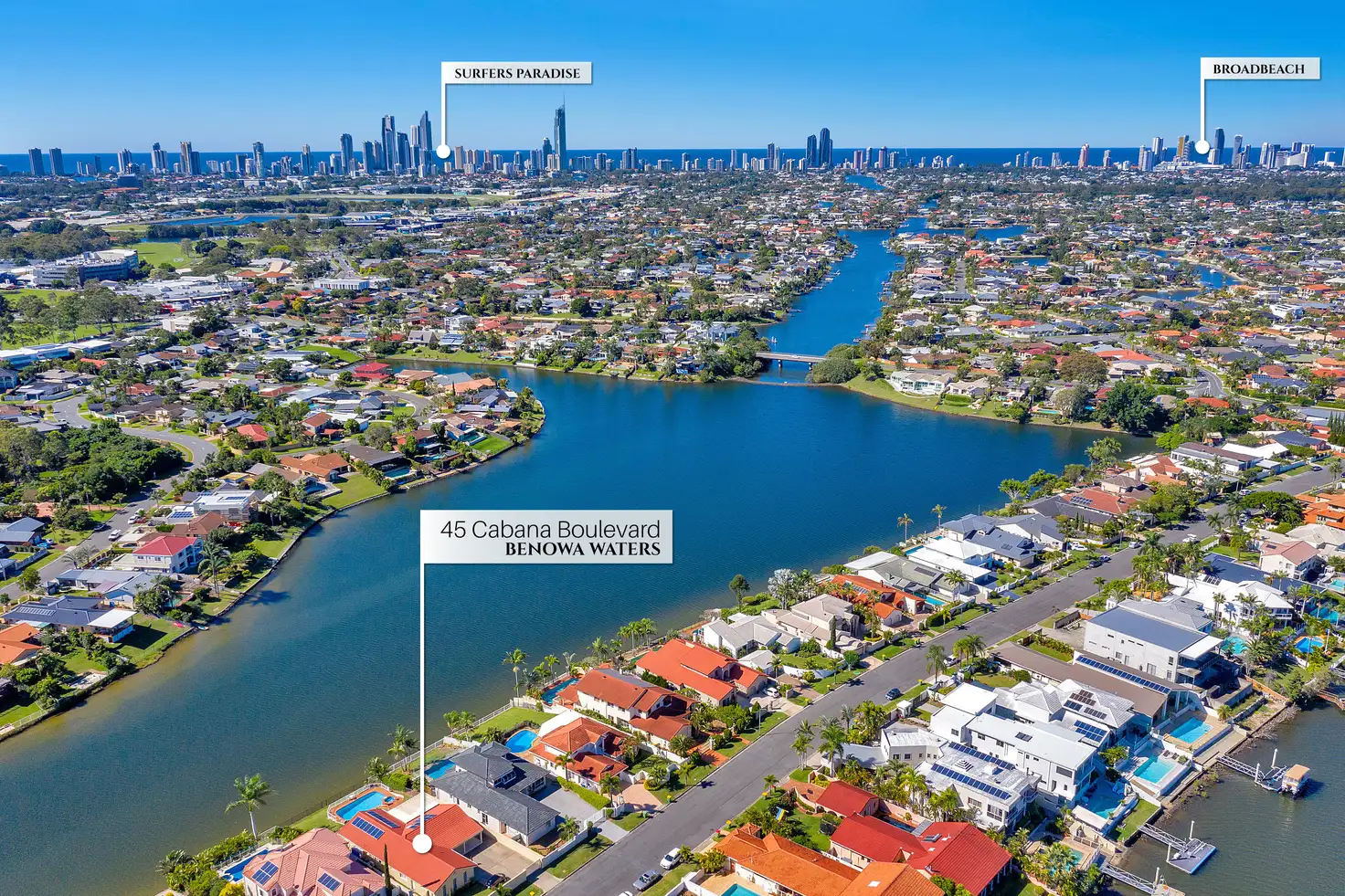 Main view of Homely house listing, 45 Cabana Blvd, Benowa Waters QLD 4217