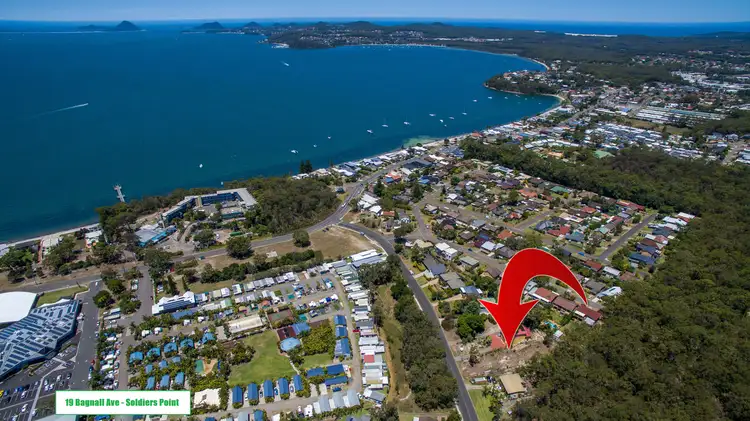 Main view of Homely land listing, 19 Bagnall Avenue, Soldiers Point NSW 2317