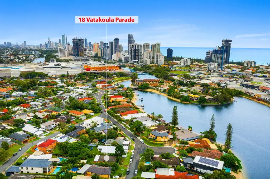 Main view of Homely house listing, 18 Vatakoula Parade, Mermaid Waters QLD 4218