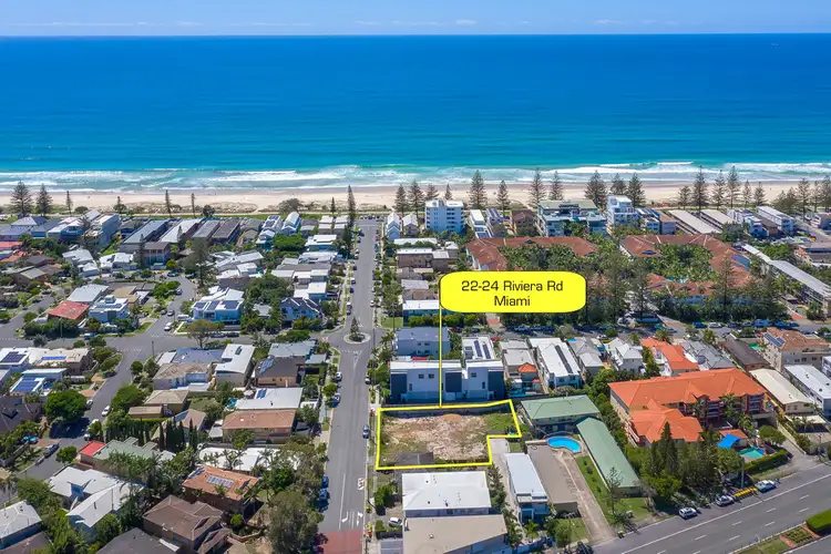 Second view of Homely land listing, 22-24 Riviera Road, Miami QLD 4220