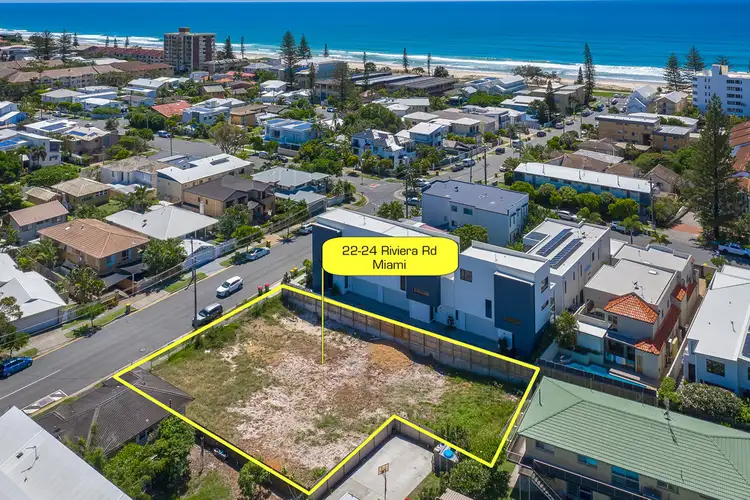 Fifth view of Homely land listing, 22-24 Riviera Road, Miami QLD 4220
