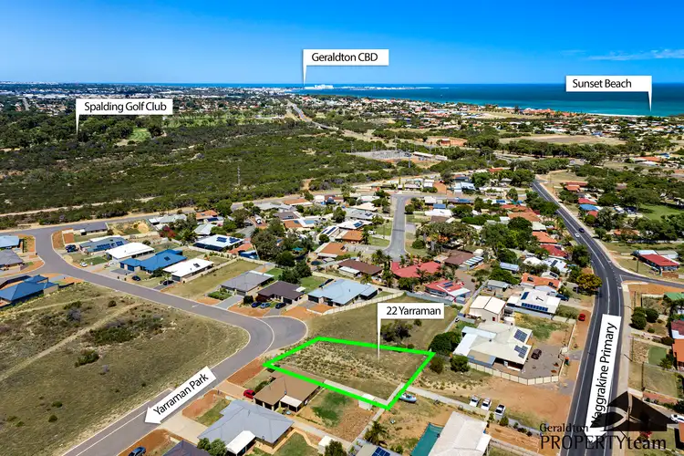 Main view of Homely land listing, 22 Yarraman Road, Waggrakine WA 6530