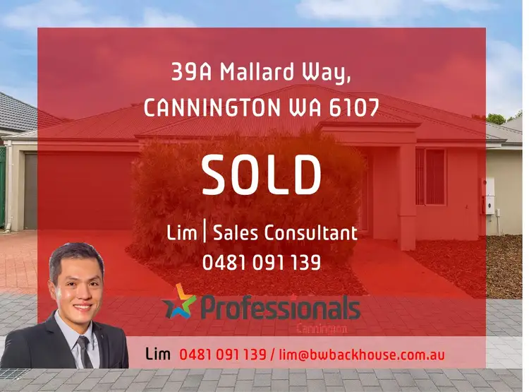 Main view of Homely house listing, 39A Mallard Way, Cannington WA 6107