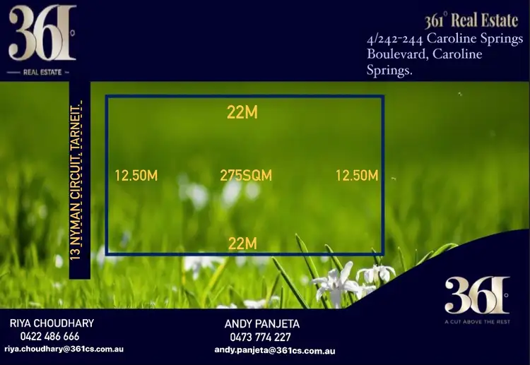 Main view of Homely land listing, 13 Nyman Circuit, Tarneit VIC 3029