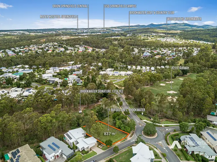 Second view of Homely land listing, 1 Rufous Crescent, Brookwater QLD 4300