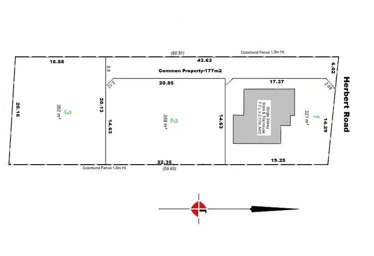 Third view of Homely land listing, Lot 2/3 Herbert Road, East Bunbury WA 6230