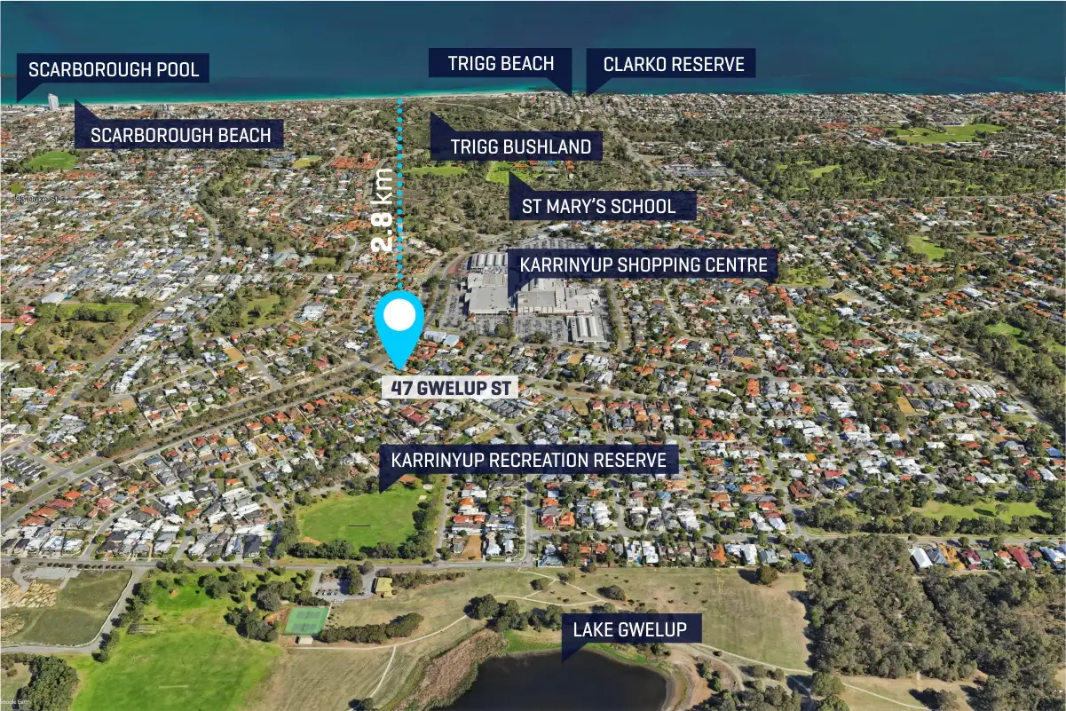 Main view of Homely house listing, 47 Gwelup St, Karrinyup WA 6018