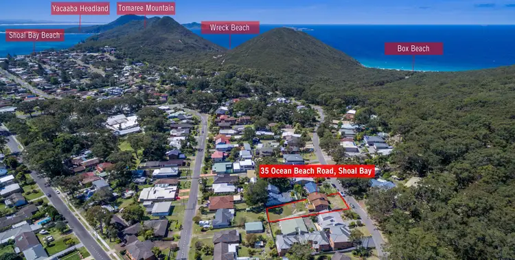 Main view of Homely house listing, 35 Ocean Beach Road, Shoal Bay NSW 2315