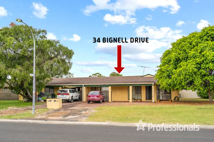 Main view of Homely unit listing, 34 Bignell Drive, West Busselton WA 6280