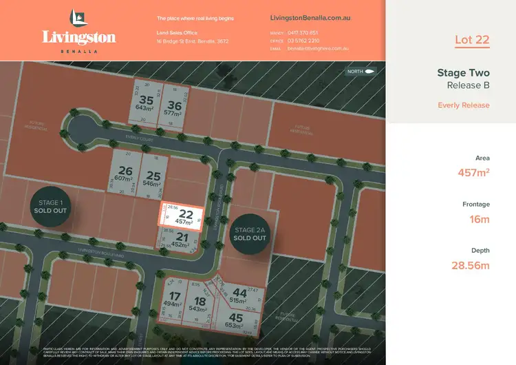 Main view of Homely land listing, Lot 22 / 32 Four Mile Road, Benalla VIC 3672
