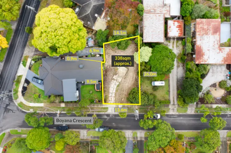 Main view of Homely land listing, 5 Boyana Crescent, Croydon VIC 3136